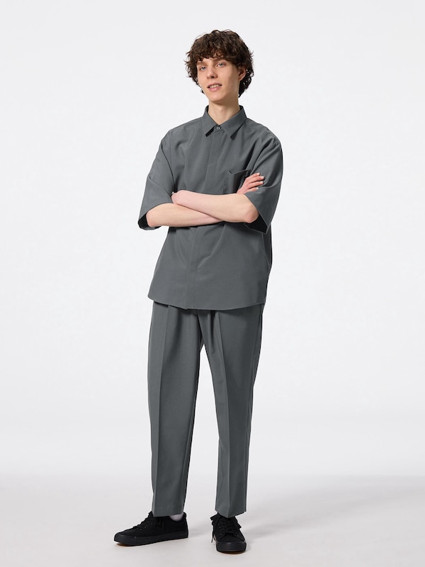 Dry Tucked Wide Relaxed Pants