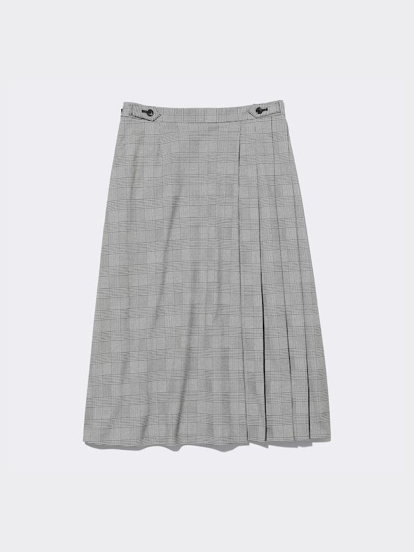 2 Piece Skirt And Pants Set Checked by rokh