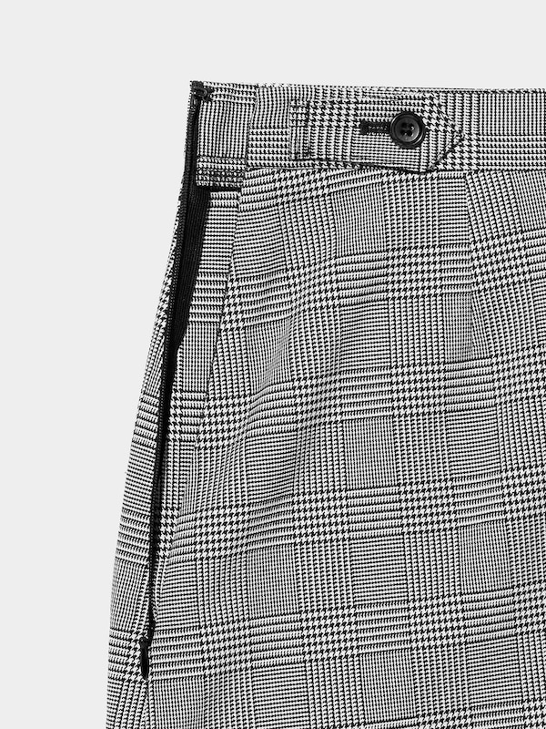 2 Piece Skirt And Pants Set Checked by rokh