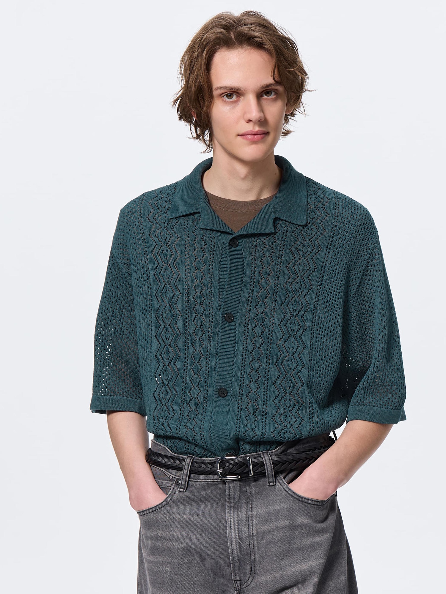 ■最終価格■THE UNION GABA SHIRTS GABAシャツオリーブM Men's Shirts & Polos | GU US