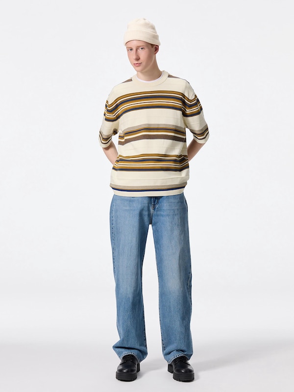 Washable Multi Striped Sweater | HalfSlv