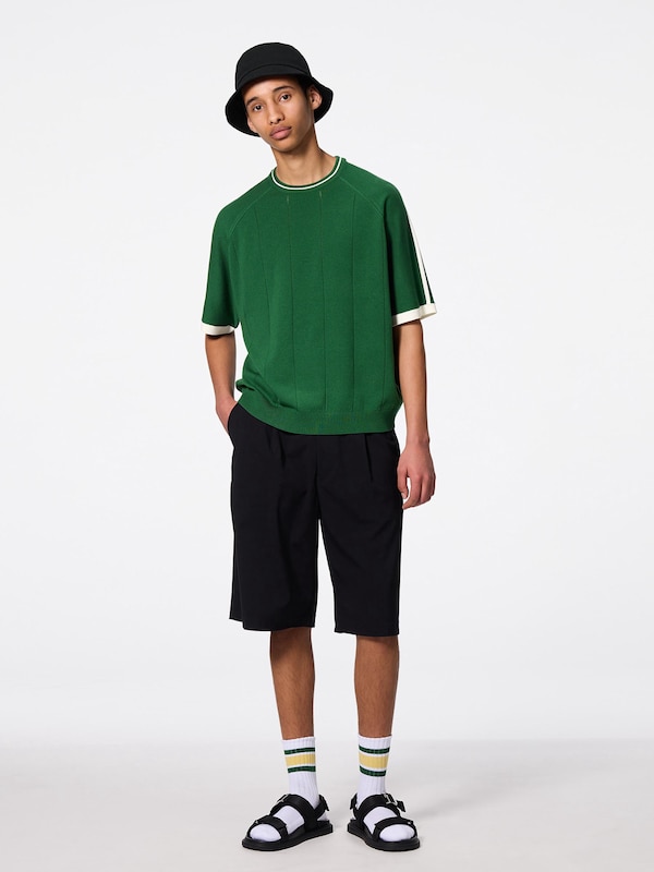 Crew Neck Sweater | Lined | HalfSlv