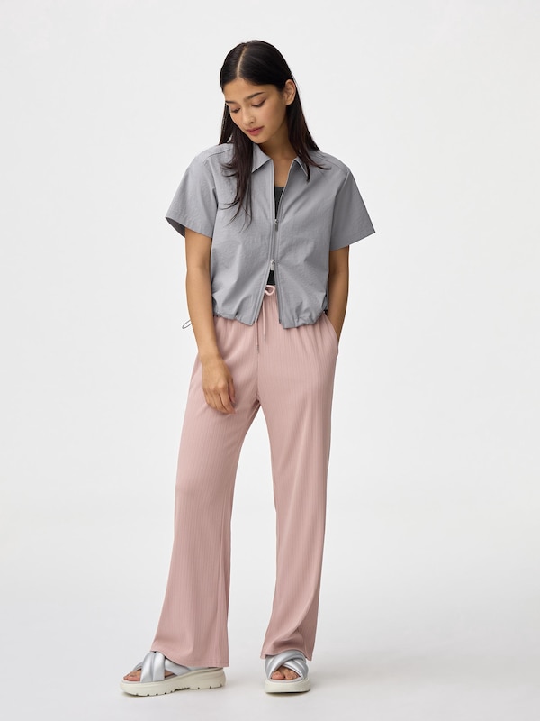 Ribbed Pull-On Pants