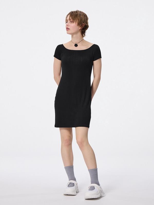 Bra-Feel Off The Shoulder Mini Dress