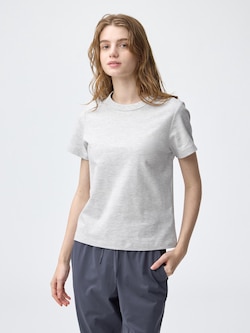 Cotton Smooth Crew Neck T-Shirt