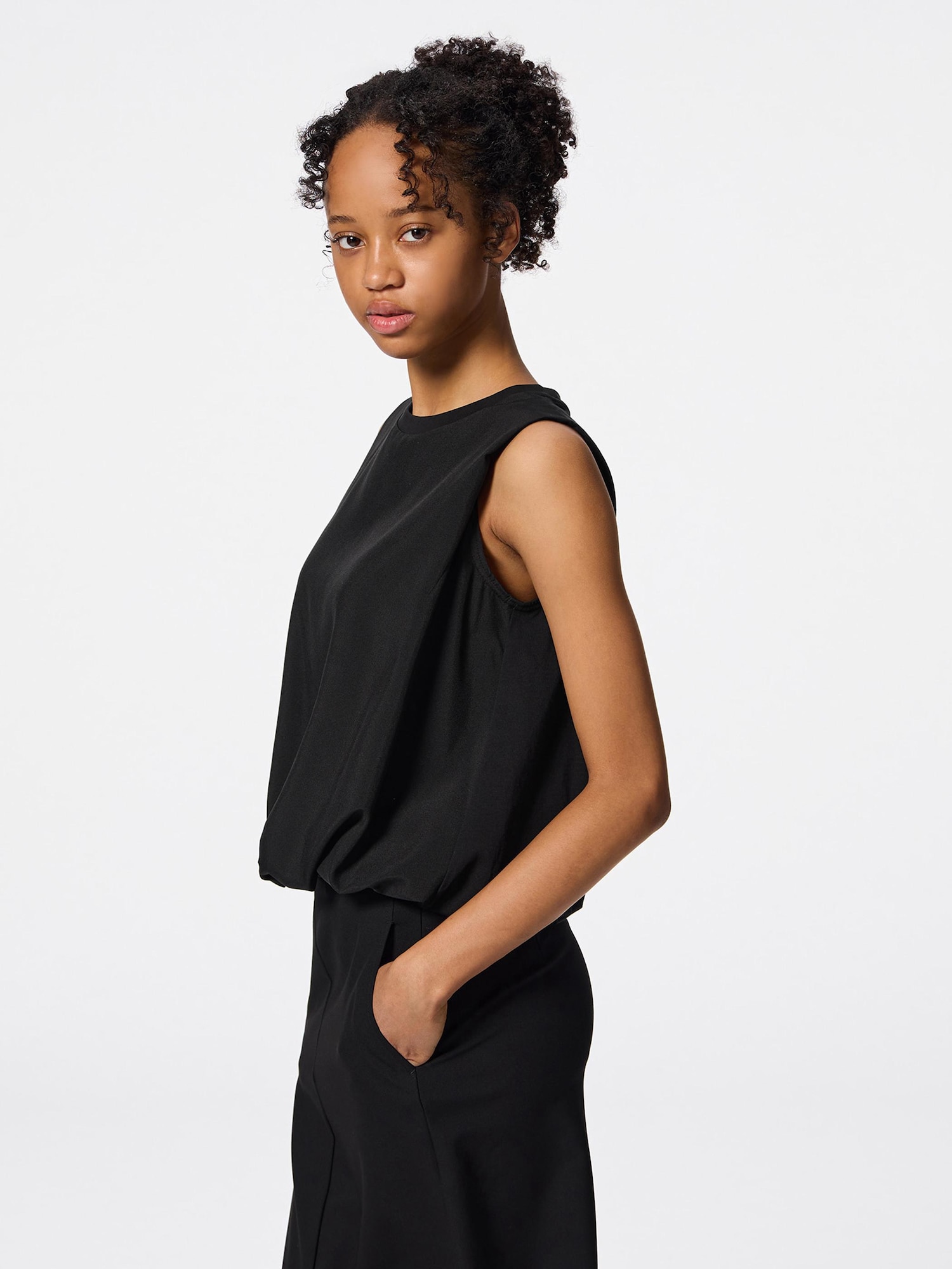 トップス hy Bubble Hem Pullover | Sleeveless | GU US