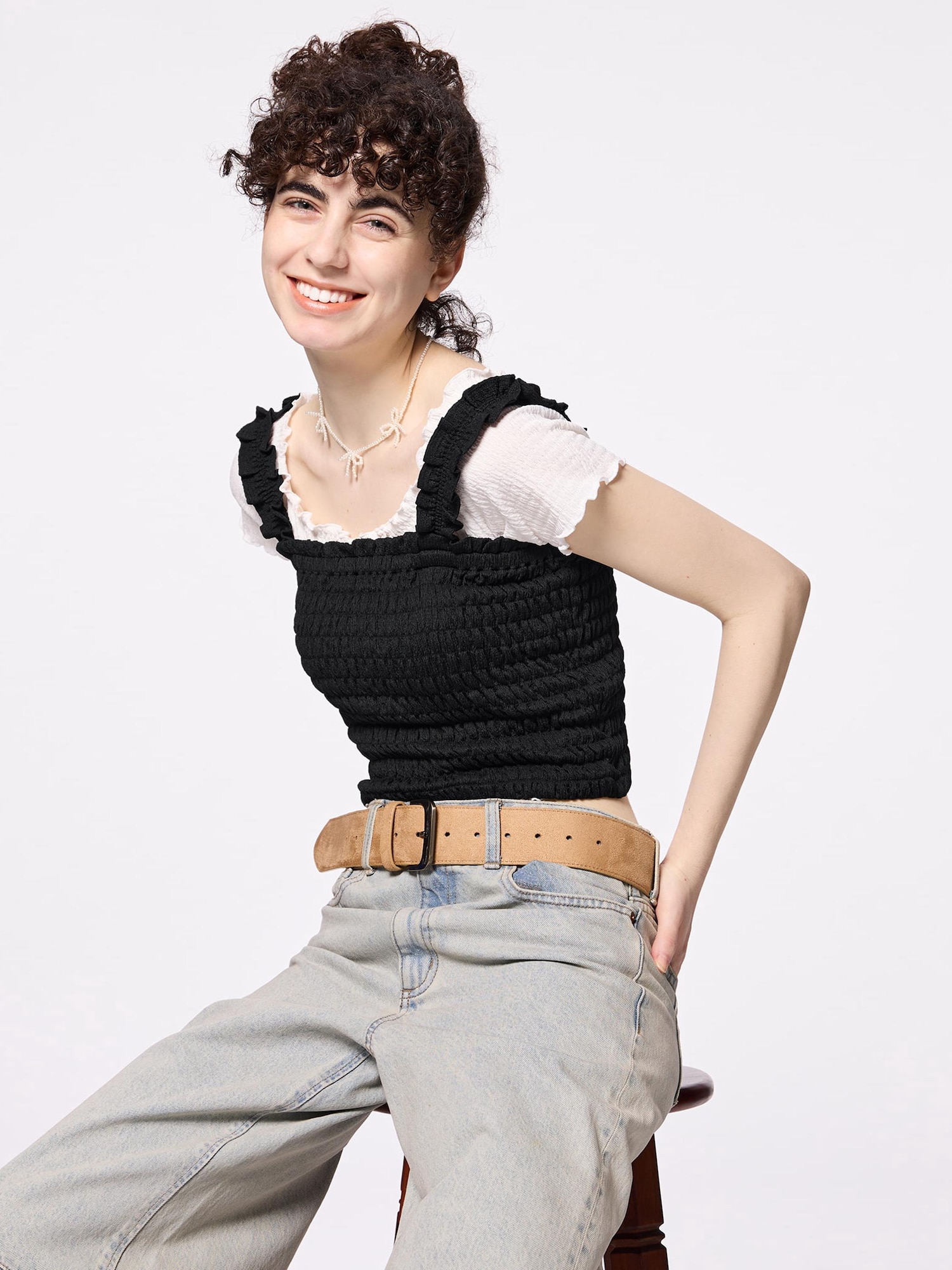 トップス PRANK PROJECT Shirring Camisole シャーリングキャミ / Shirring Camisole（シャツ/ブラウス