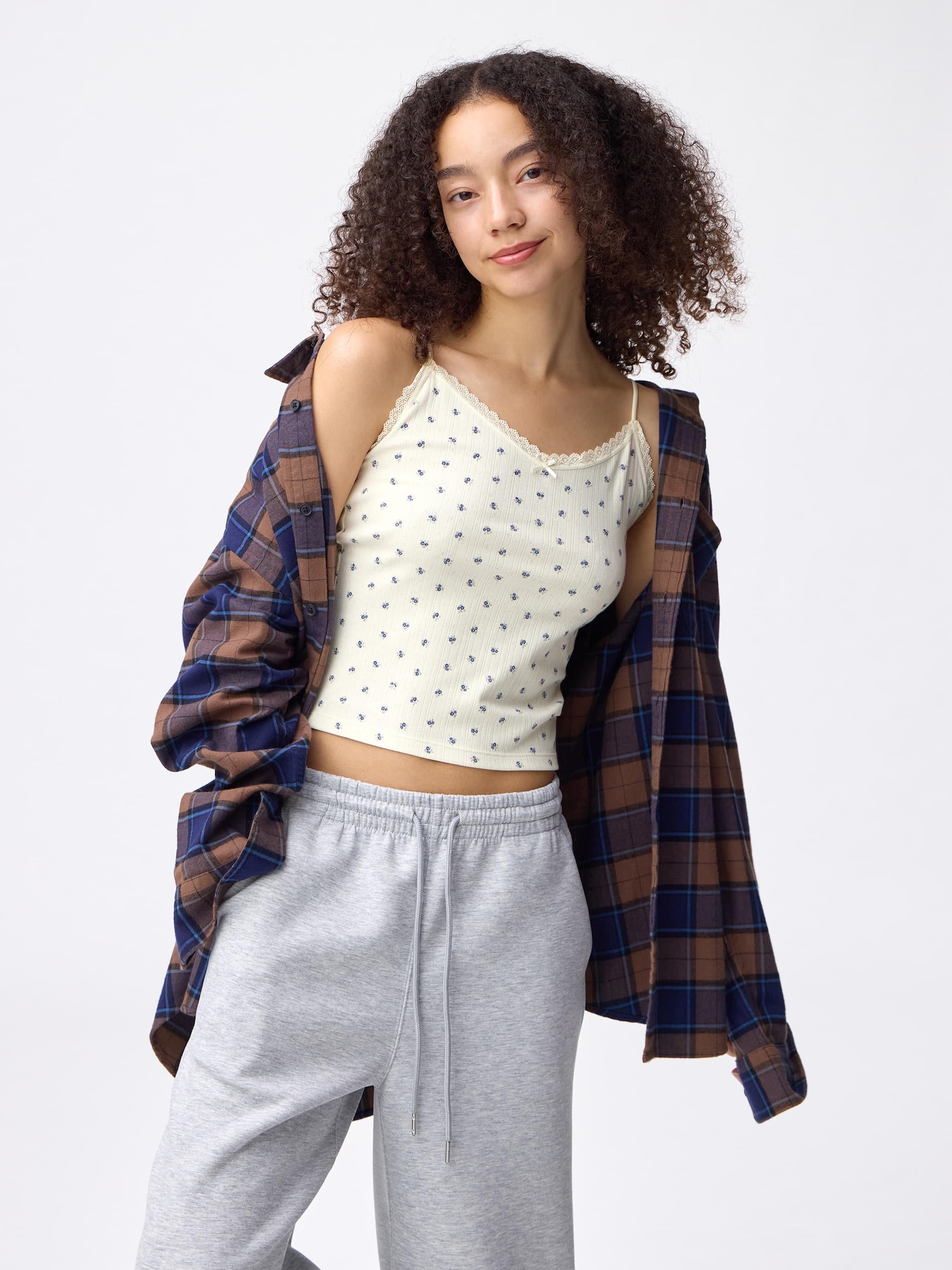 Cotton Blend Cropped Camisole | Dry | Flower | GU US