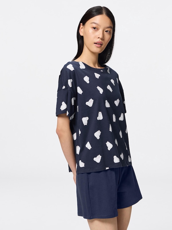 Cotton Color Lounge Set | Short | Cat