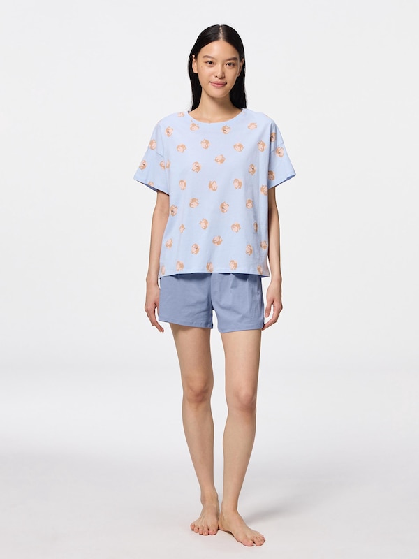 Cotton Color Lounge Set | Short | Dog