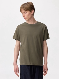 Cotton Color Crew Neck T-Shirt | Short