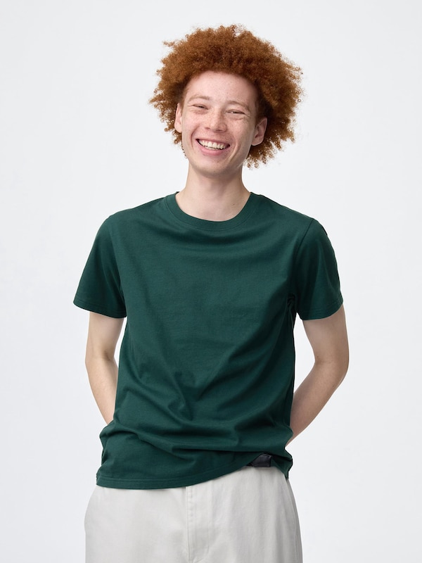 Cotton Color Crew Neck T-Shirt | Short