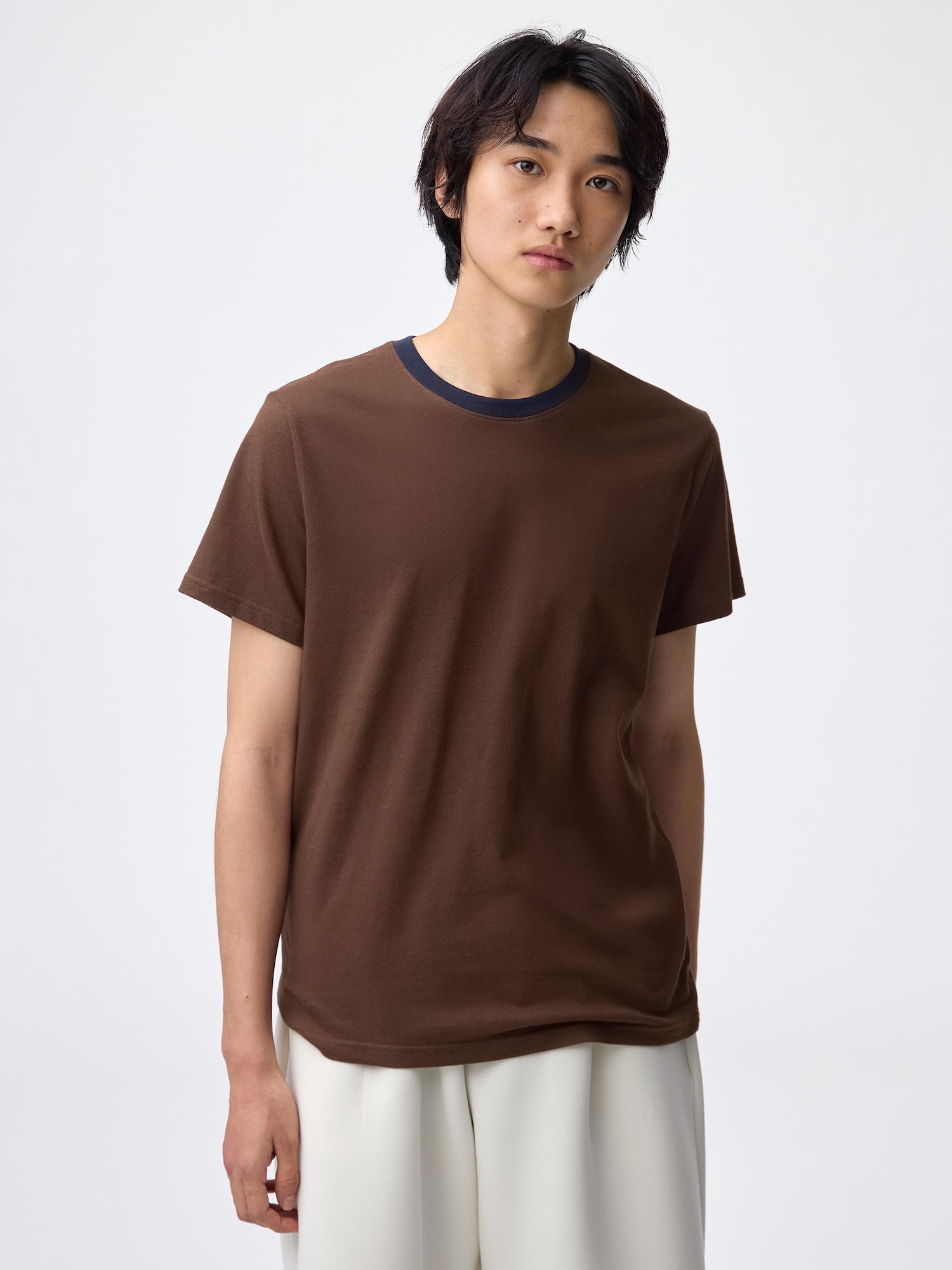 Cotton Color Crew Neck T-Shirt | Short | GU US