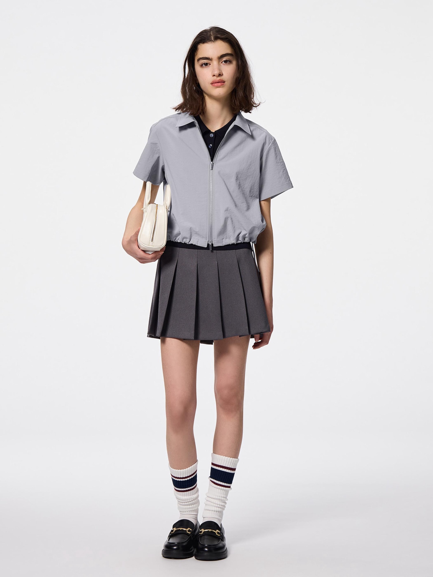 Front Zip Shirt | Short | GU US