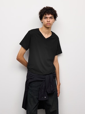 Cotton Color V-Neck T-Shirt