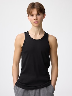 Cotton Color Ribbed Tank Top