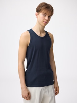 Cotton Color Ribbed Tank Top