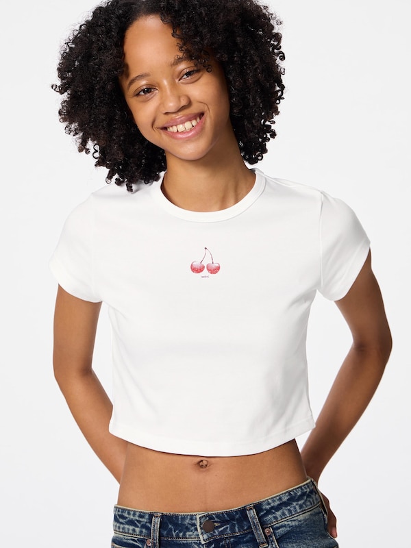 Graphic Cropped T-Shirt | MUSEUM OF ICE CREAM