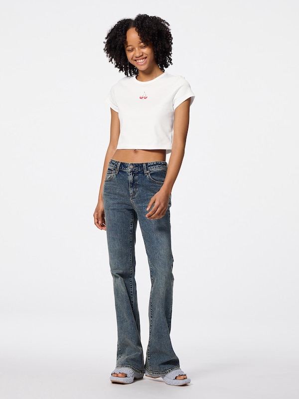 Graphic Cropped T-Shirt | MUSEUM OF ICE CREAM