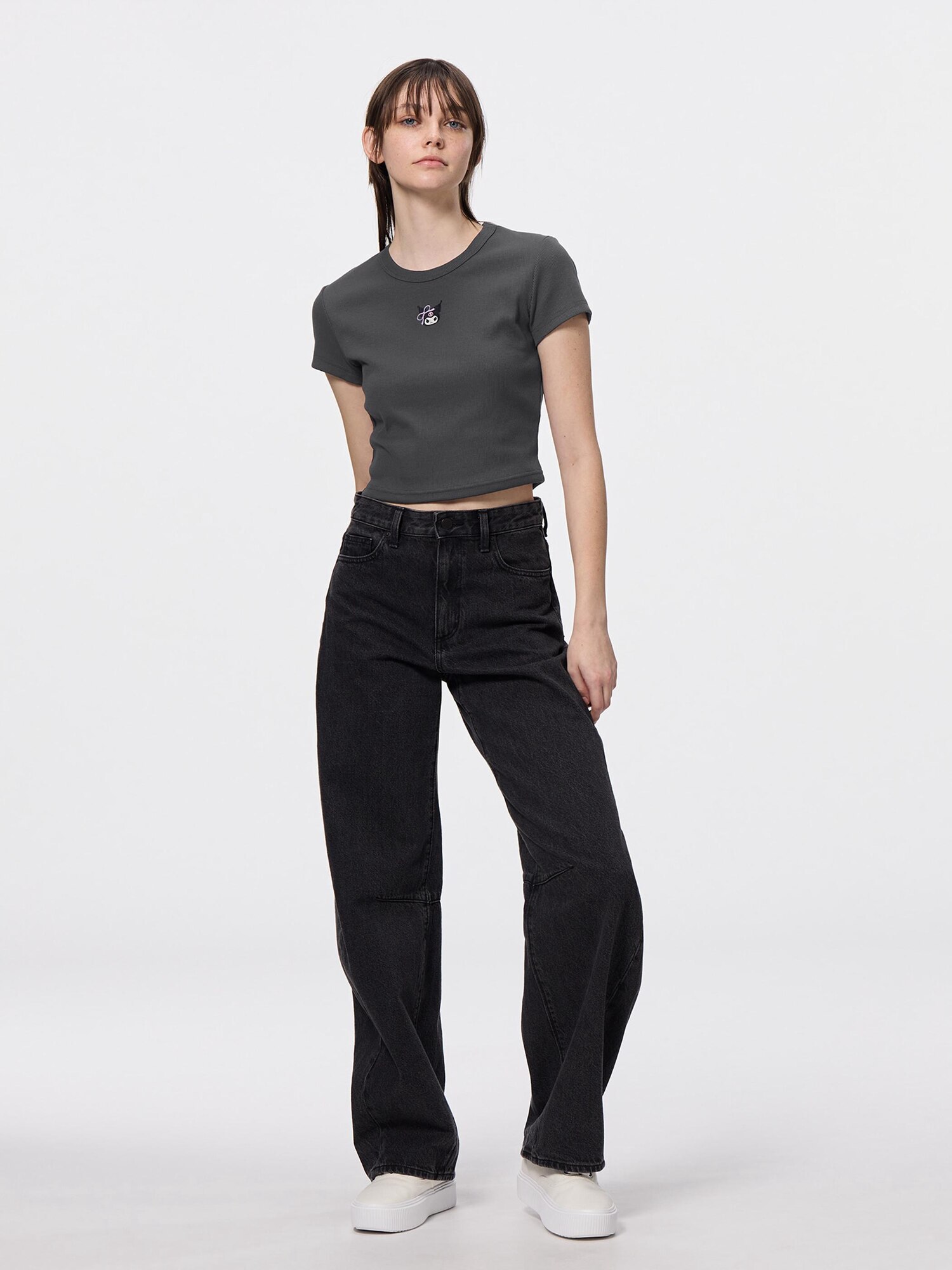 Graphic Cropped T-Shirt | Sanrio characters | GU US