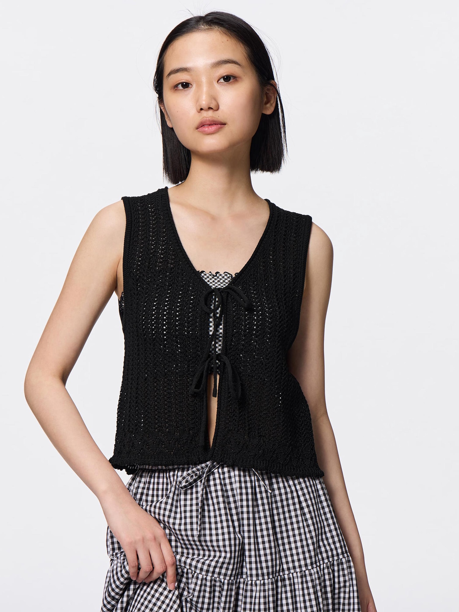 ［予約］lace vest BLK Milwaukee Leather Men's Black Denim Motorcycle Vest with