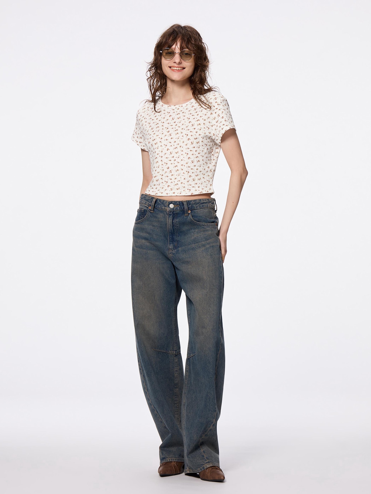 soorploom◇Frill Tee Natural Pointelle◇4y Frill Tee – Soor Ploom