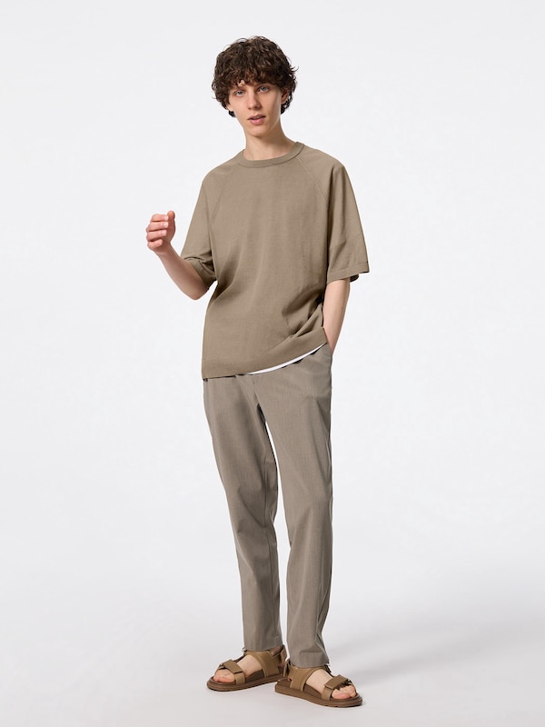 Sheer Crew Neck Sweater | HalfSlv