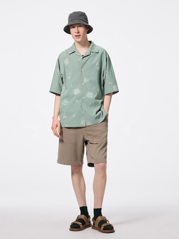 Open Collar Shirt | HalfSlv | Flower