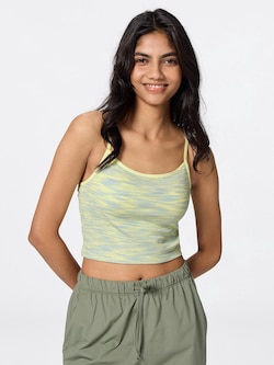 Bra-Feel 2Way Cropped Camisole | Marble
