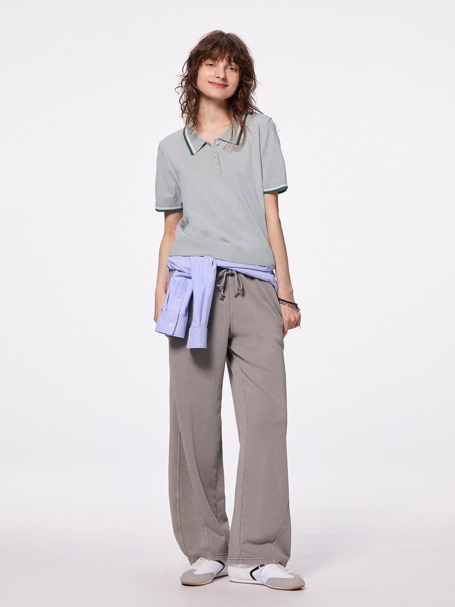 reason様 Washable Polo Sweater | Short | GU US