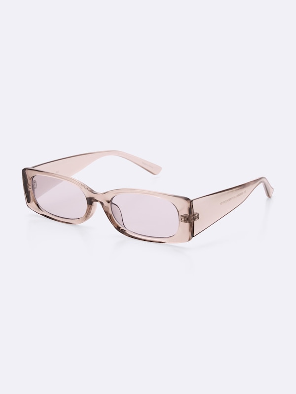 UV Protection Narrow Square Sunglasses