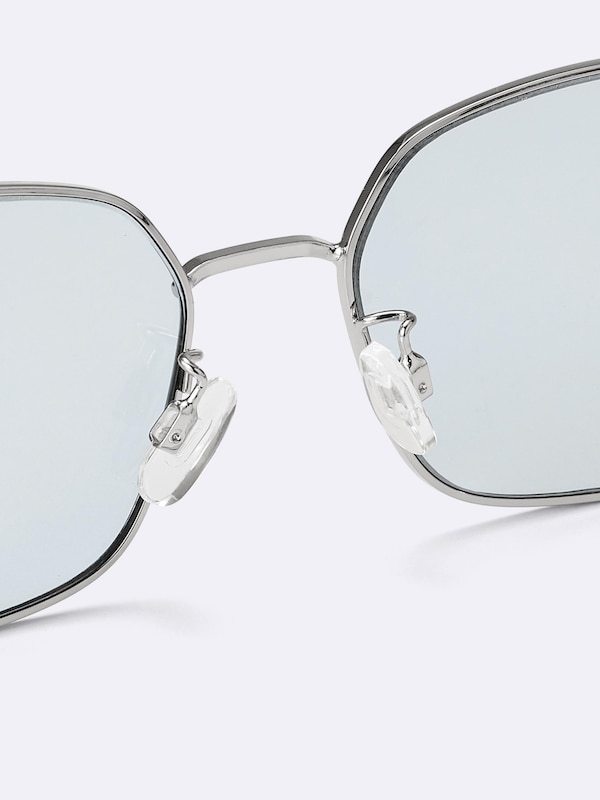 UV Protection Septagon Metal Sunglasses