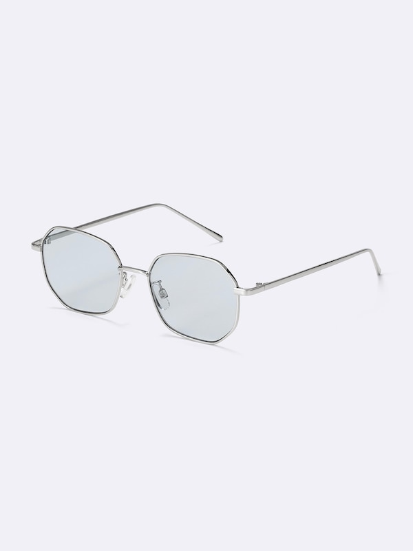 UV Protection Septagon Metal Sunglasses