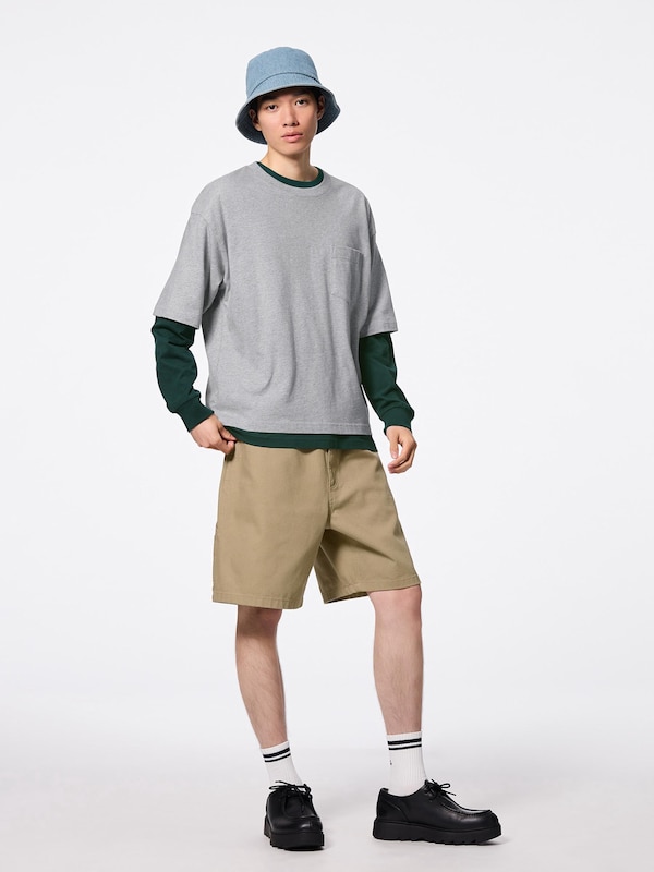 Painter Knee Length Shorts