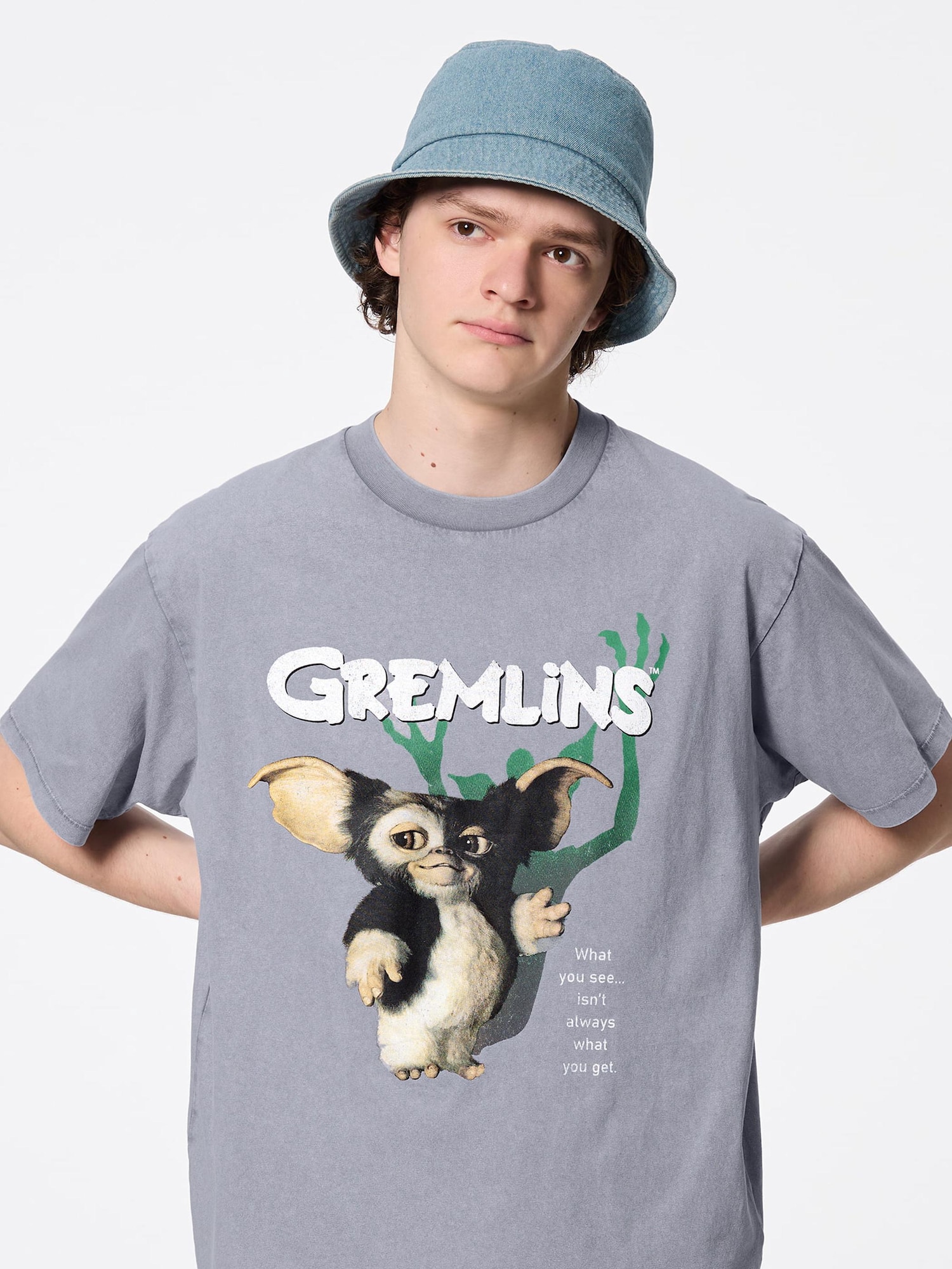 Washed Graphic T-Shirt | HalfSlv | MOVIE | GU US