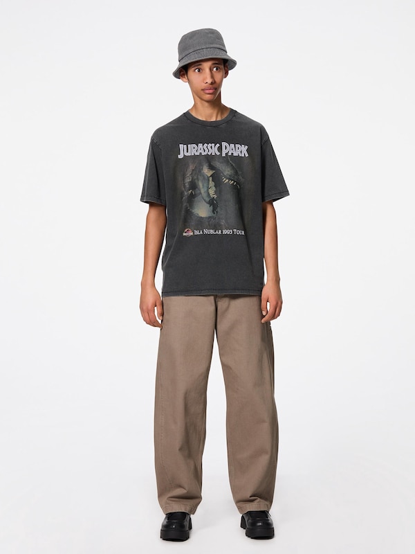 Washed Graphic T-Shirt | HalfSlv | MOVIE