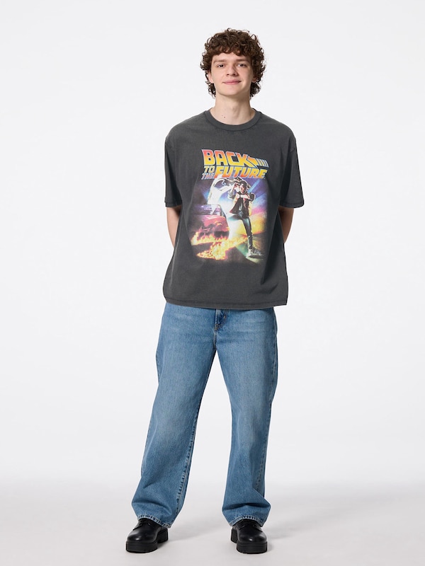 Washed Graphic T-Shirt | HalfSlv | MOVIE