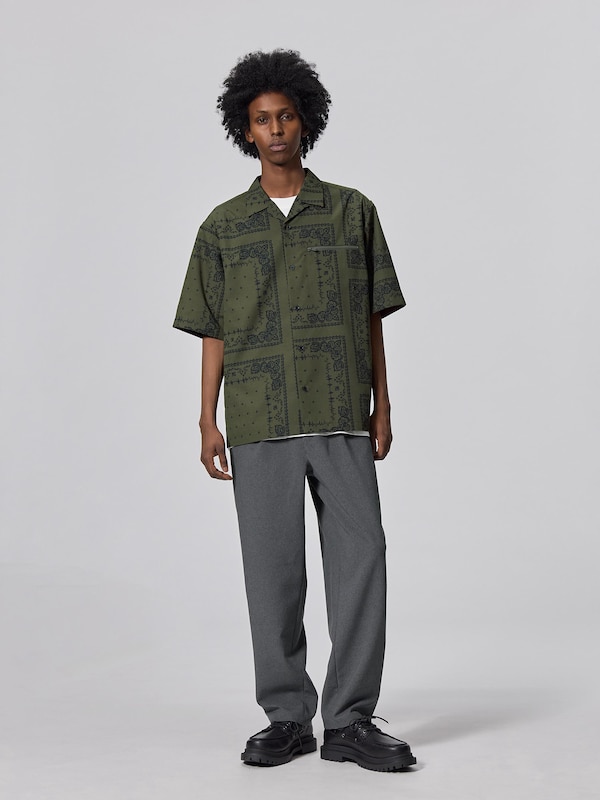 Open Collar Shirt | HalfSlv | Pattern | UNDERCOVER