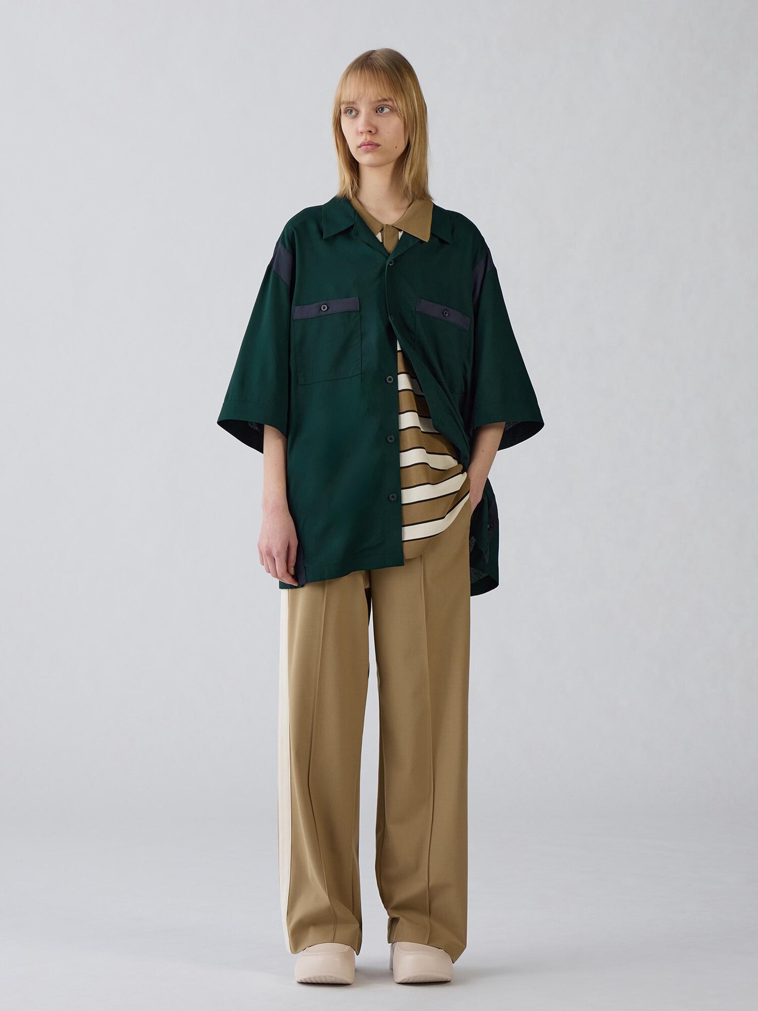 ☆GWsale☆TFW49 OPEN COLLAR SHIRT 【公式通販】