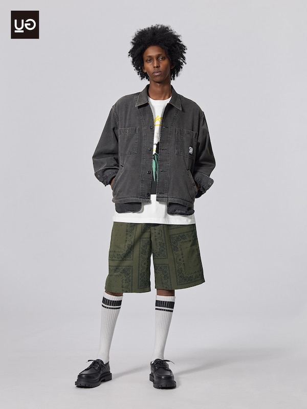 Cotton Relaxed Shorts | Pattern | UNDERCOVER