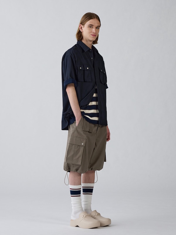 Wide Cargo Shorts | by rokh