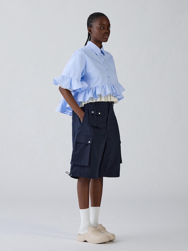 Wide Cargo Shorts | by rokh