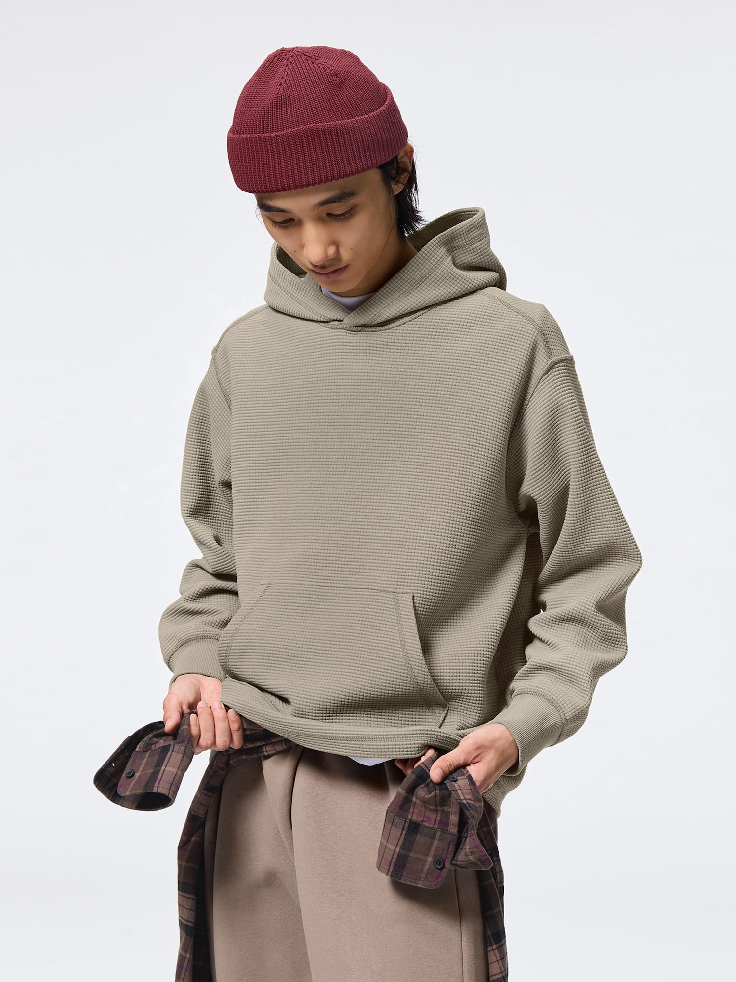 Heavy Waffle Hoodie | GU US