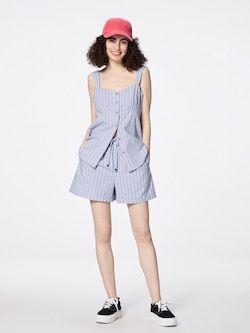 Striped Pull-On Shorts