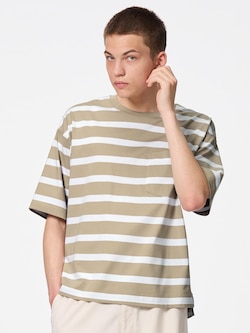 Boxy T-Shirt | HalfSlv | Striped