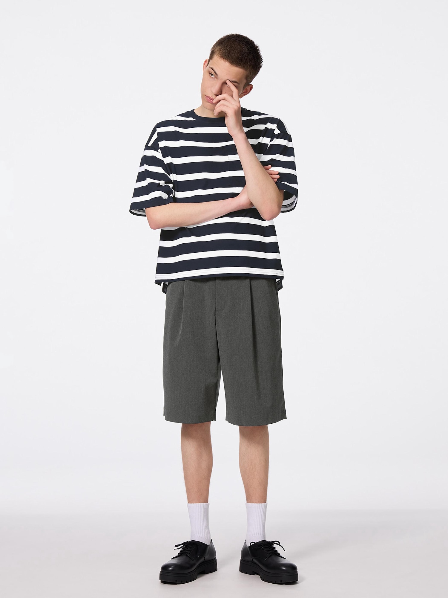 【Raucohouse】Mud retro bermuda pants Mud retro bermuda pants - Raucohouse | 60% - Asian Fashion