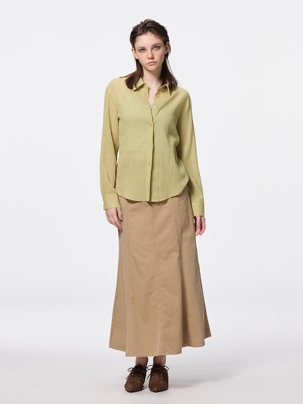 Textured Sheer Shirt