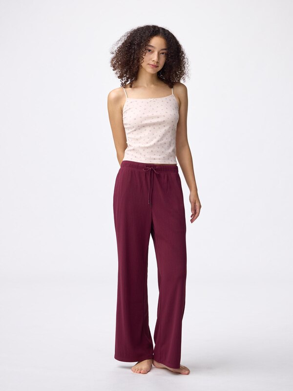 Cotton Blend Cropped Camisole | Dry | Rose