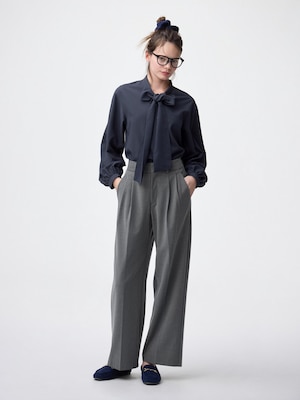 Pleated Wide Pants