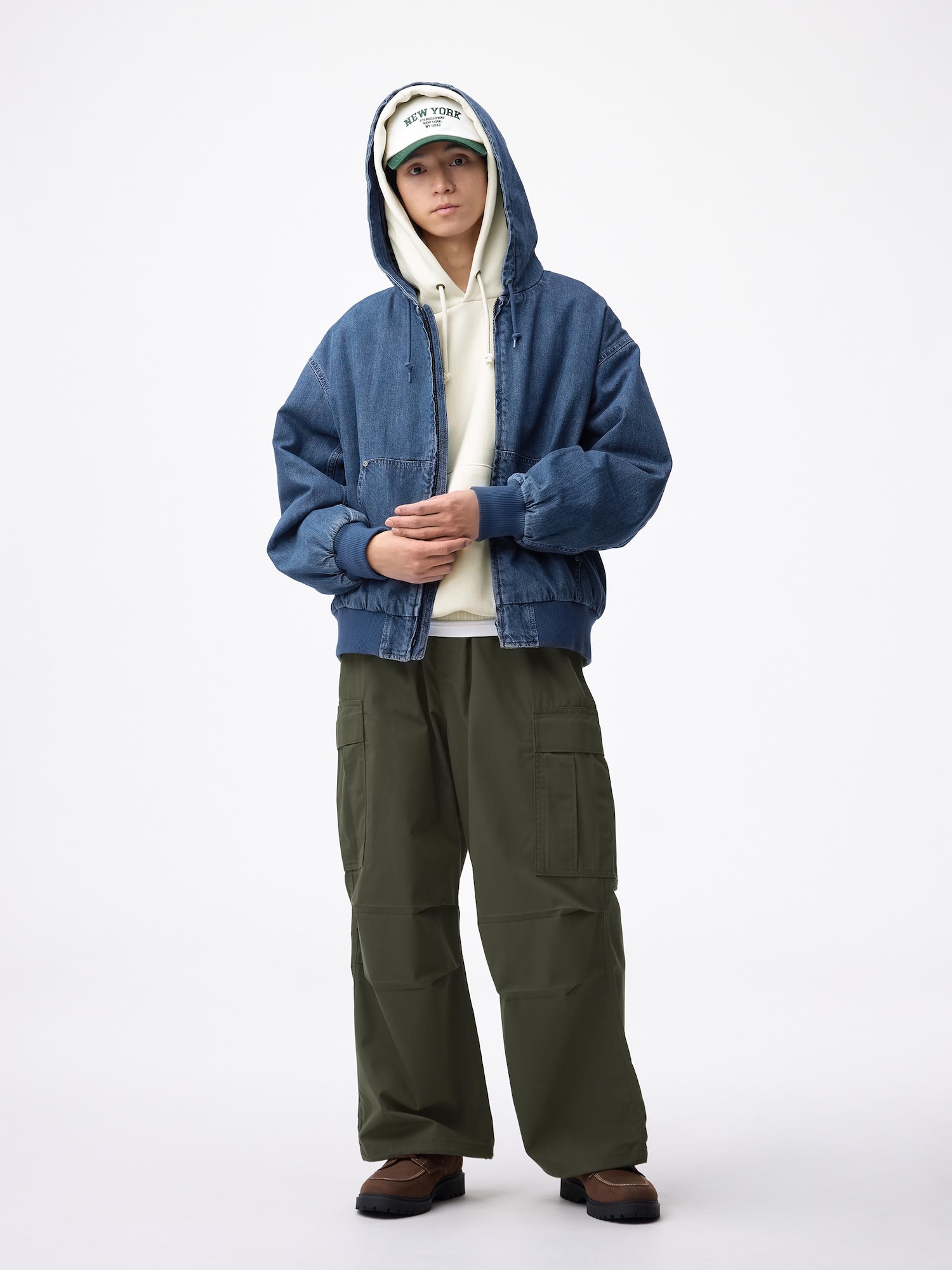 Unisex Super Wide Cargo Pants | GU US Unisex Super Wide Cargo Pants | GU US